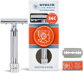 Merkur Mk34c Double Edge Razor with Heavy Duty Short Handle