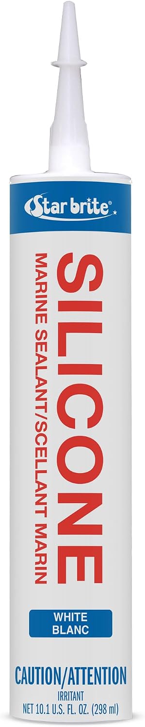 STAR BRITE Marine Silicone Sealant White - Waterproof