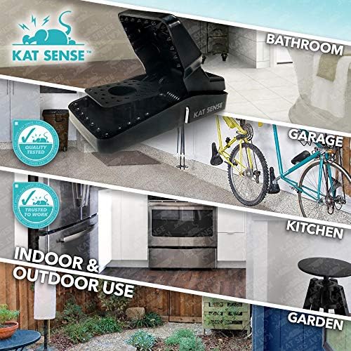 Pest Control Rat Traps, 6 Large Snap Traps for Mouse Chipmunks Indoor Outdoor