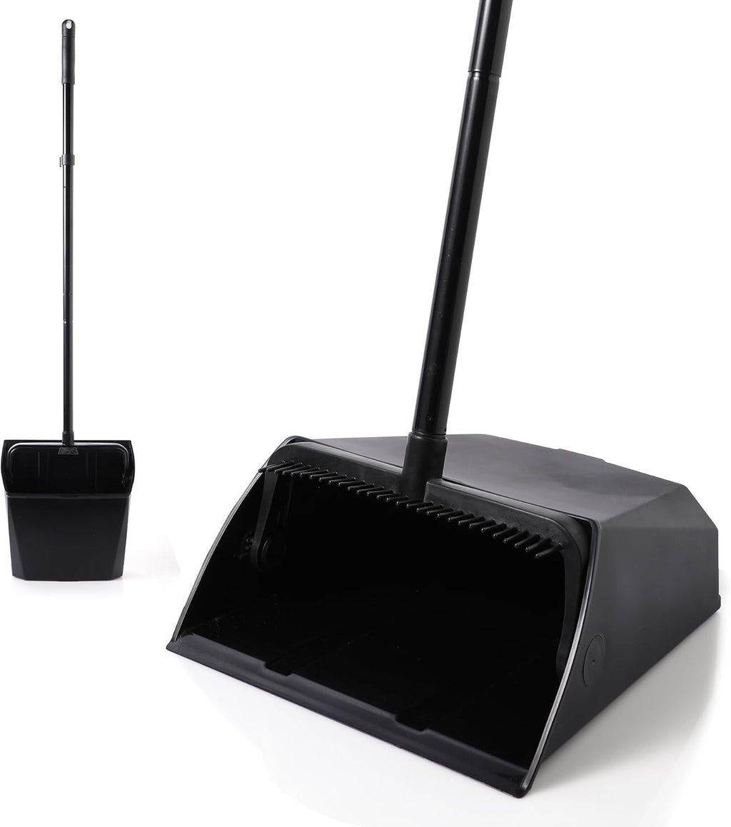 Eyliden Large Commercial Dustpan with Comb Teeth, Upright