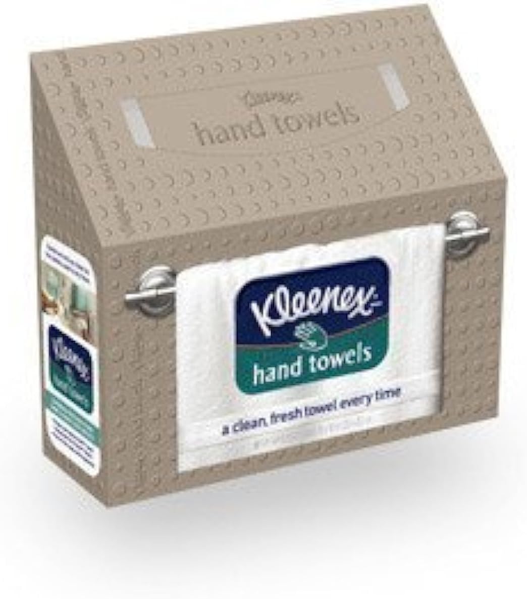 Kleenex Disposable Paper Hand Towels, 6 Boxes, 60 Tissues per Box (360 Total Tissues), Packaging May Vary