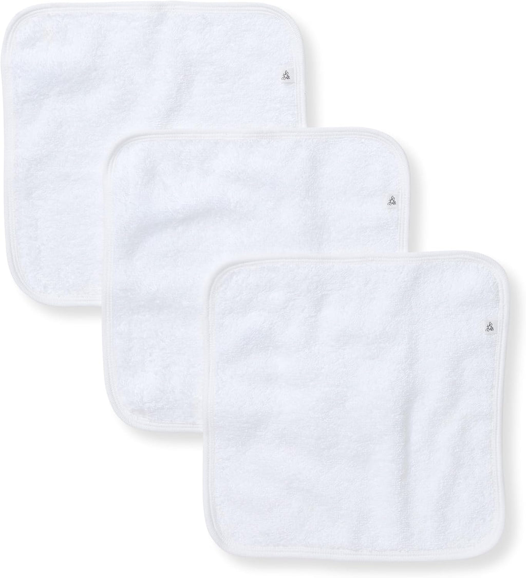 Burt's Bees Baby Infant Washcloths, 100% Organic Cotton 9x9 in, 3-Pack