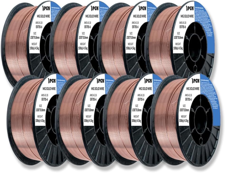 PGN ER70S-6 .035" Solid MIG Welding Wire - 10lb Spool