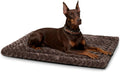 Exsnugy Washable Dog Bed Mat Medium Size Fluffy Pet Crate Pad 36x23