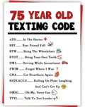 Funny 60th Birthday Card Gift Decorations for Women Men Him Her