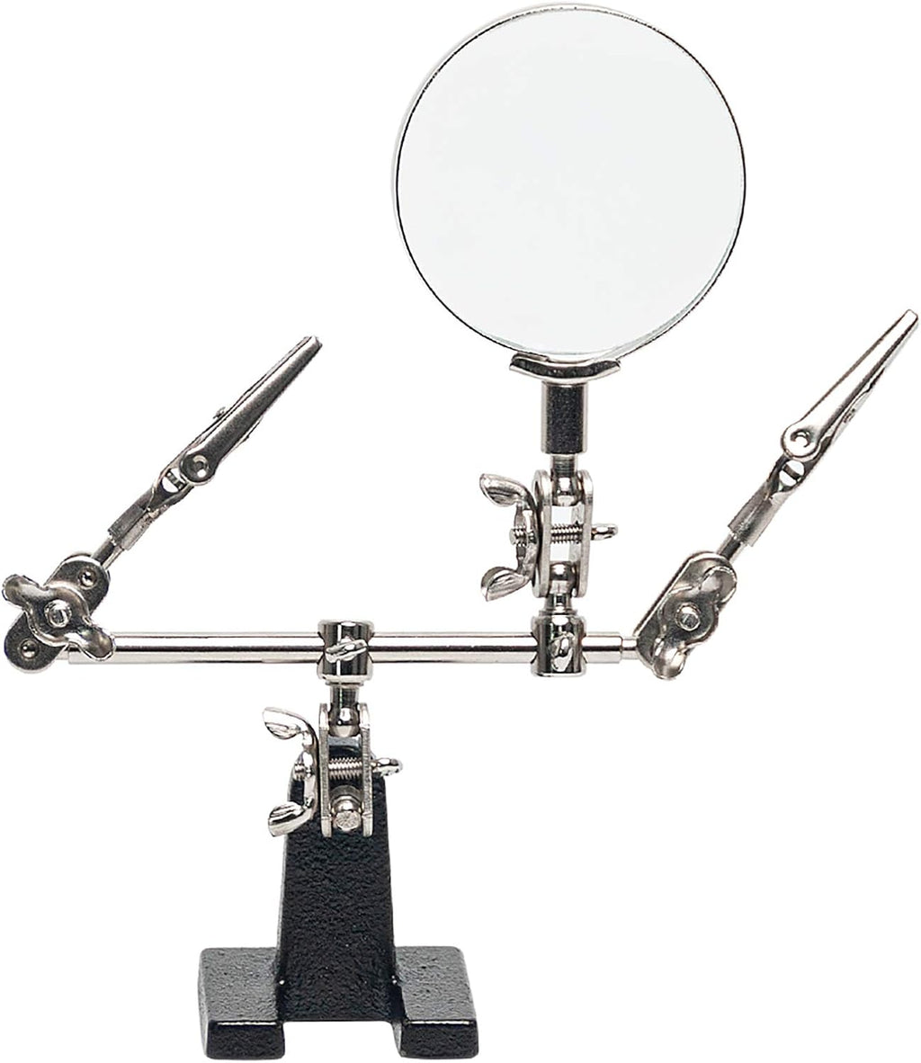 AORAEM Helping Hands Magnifier with Dual Adjustable Alligator Clips