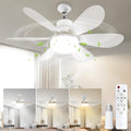 20.5"Socket Fan Light with Remote,E26 Base 40W/3000-6000K Dimming