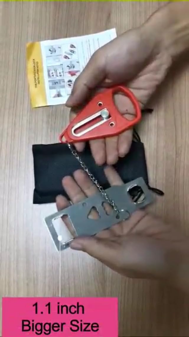 Portable Door Lock, Door Lock Self-Defense Security Device