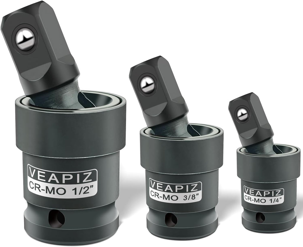 3Pcs Impact Universal Joint Socket Swivel Set