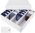 5-Pack Toploader Trading Card Storage Box, 4 Row 3200 Count Cardboard Box