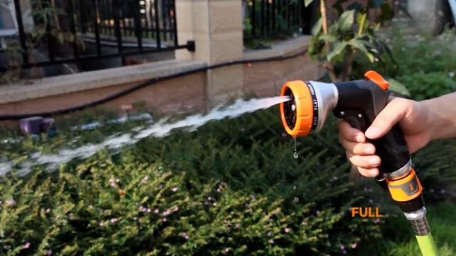 HOOFUN 2 Pack Garden Hose Nozzle High Pressure 10 & 2 Water Hose Nozzle