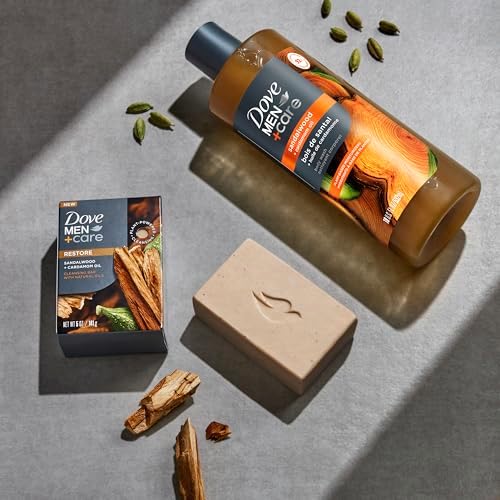 Dove Men Moisturizing Body Wash, Sandalwood + Cardamom Oil, 26oz