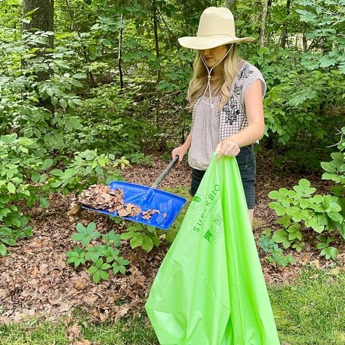 SUPERBIO 64 Gallon Compostable Yard Waste Bags