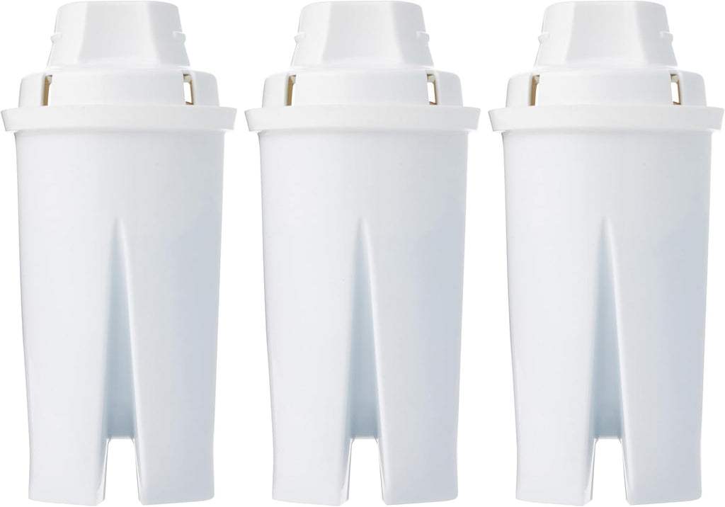 Amazon Basics Enhanced Water Filters for Pitcher, Brita Compatible, 3-Pack