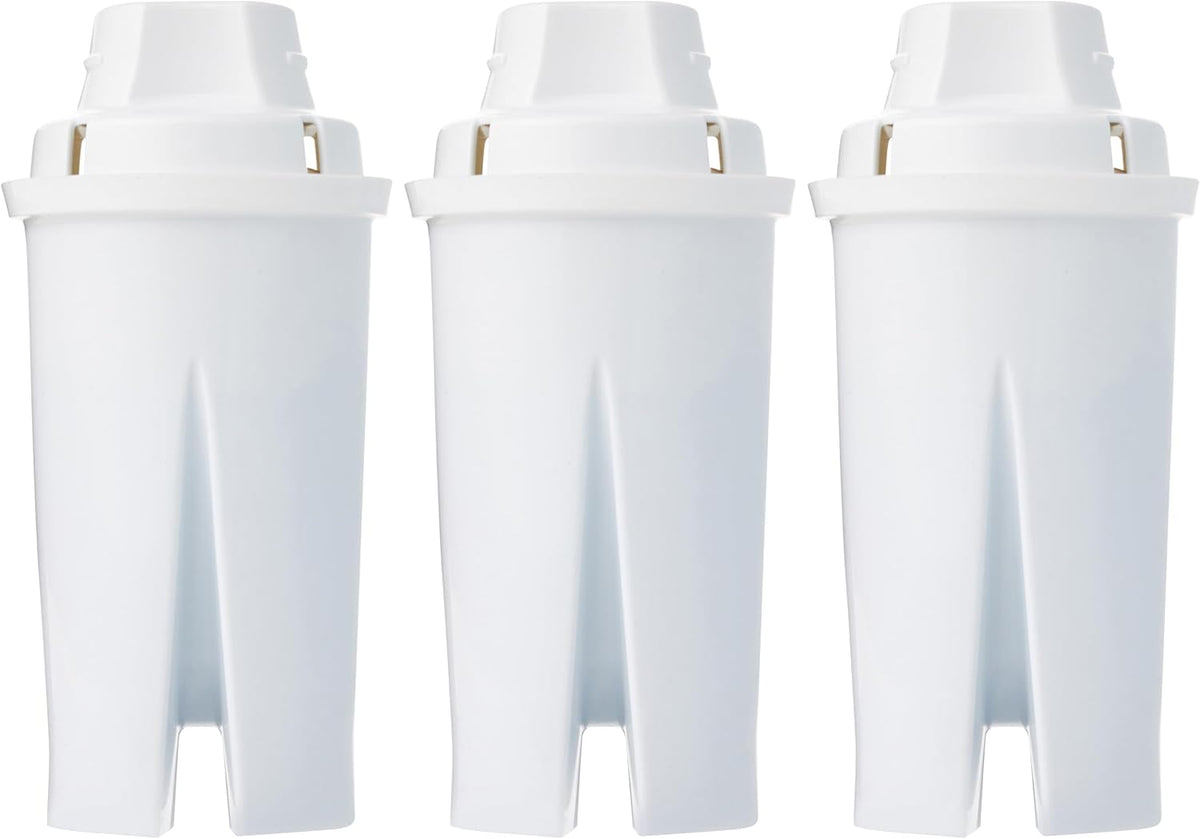 Amazon Basics Enhanced Water Filter, Brita Filter Replacement, 3-Pack