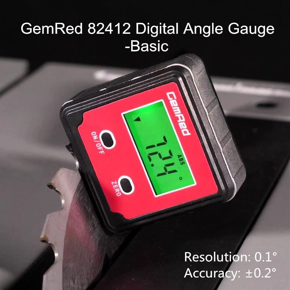 GemRed Digital Angle Gauge DAG-V1 for Measuring and Layout