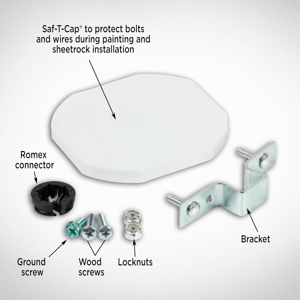 Westinghouse 0110000 Saf-T-Brace Ceiling Fan Mounting Brace, Silver