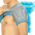 Arctic Flex Shoulder Ice Pack Brace - Rotator Cuff Cold Gel Wrap Therapy
