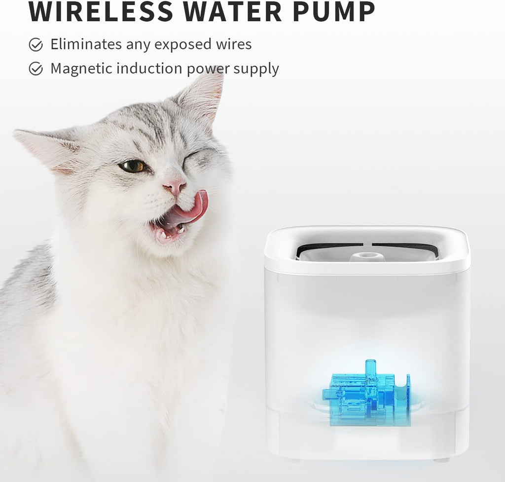 PETKIT Eversweet Solo SE Cat Water Fountain 65oz/1.85L Wireless Pump