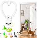 Interactive Cat Toys for Indoor Cats, Clip-On Automatic Flying Bird