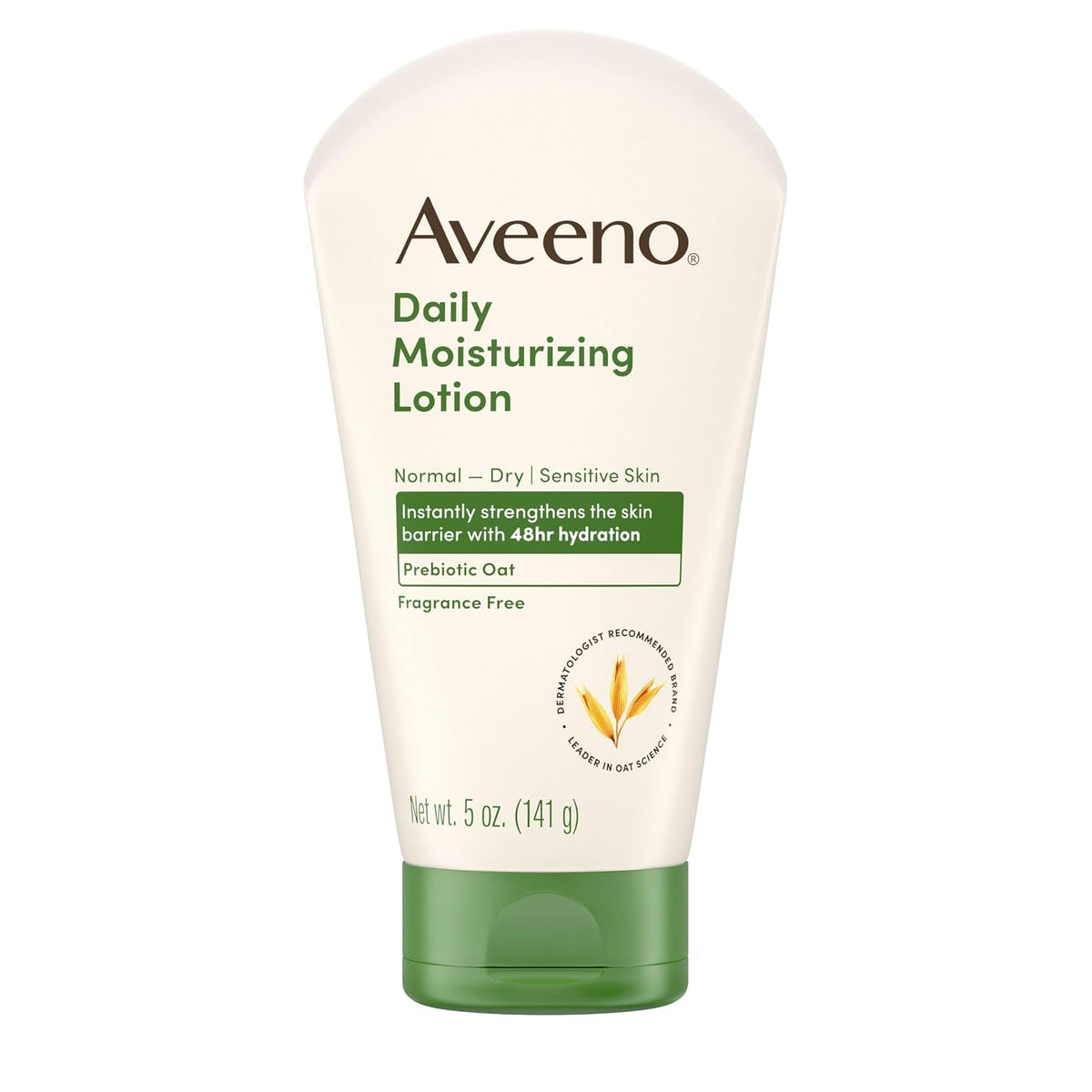 Aveeno Daily Moisturizing Body Lotion, Fragrance-Free, 5 oz