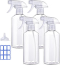 Spray Bottles 16.9oz/2Pack - Premium Adjustable Spray Bottles for Cleaning
