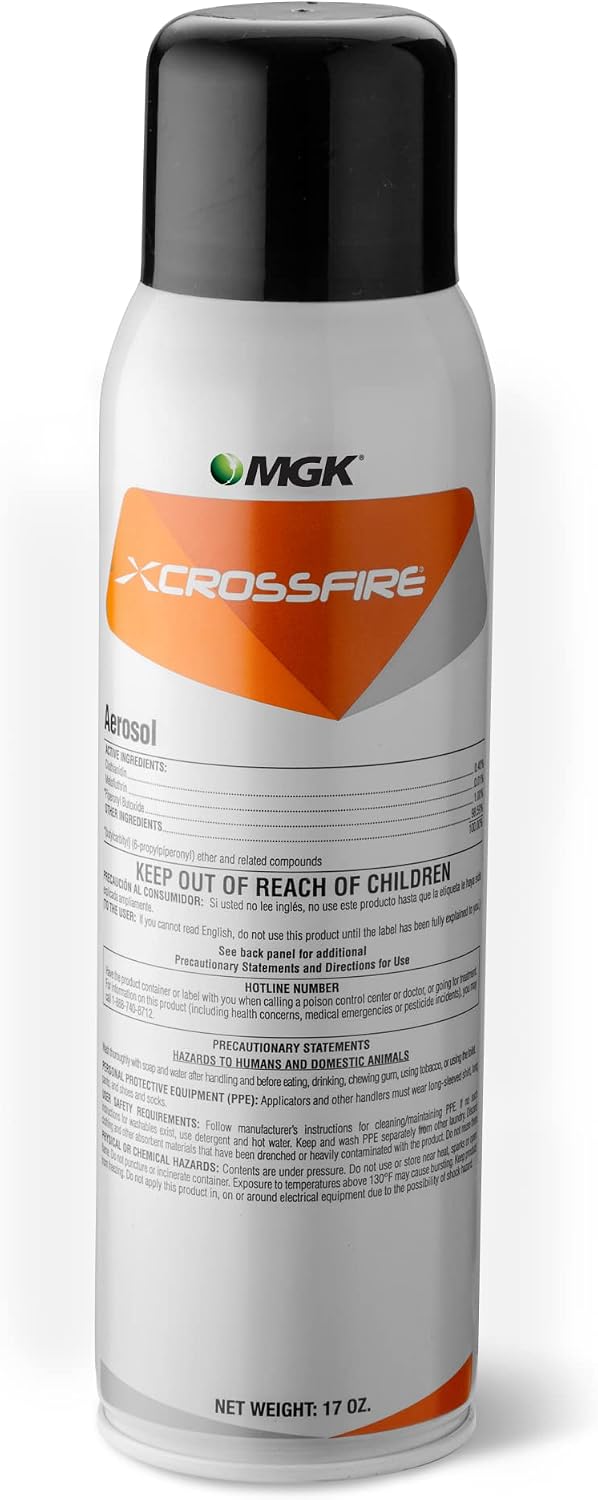 MGK Crossfire Aerosol | Insecticide Spray | 17oz Can