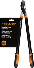 Fiskars 28" Power-Lever Garden Bypass Loppers, 1.75" Cut Capacity