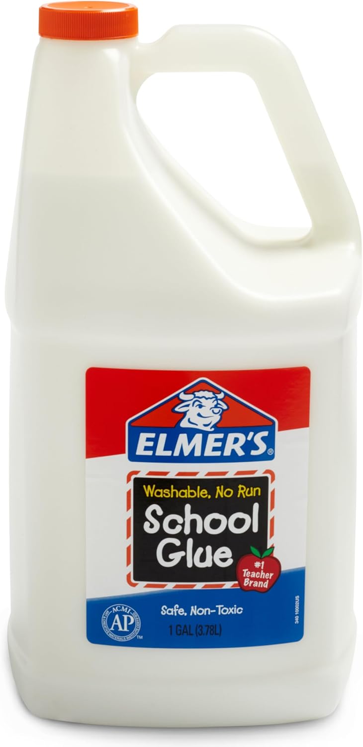 Elmer's Liquid School Glue, White, Washable, 32 Ounces - Great for Making Slime, Arts & Crafts, Back to School, #1 Teacher Brand