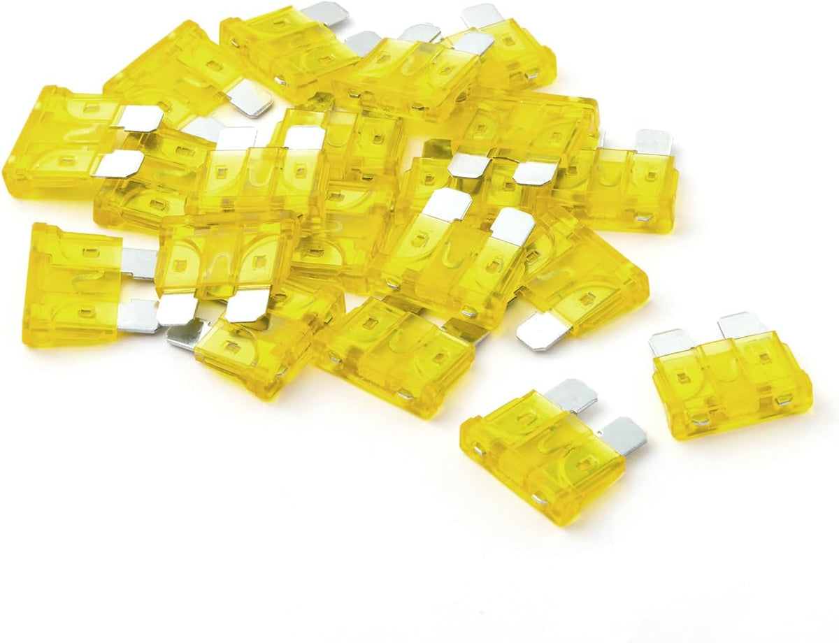 3 Amp Fuse HVAC ATO 20Pcs - 3A Standard Blade Car Fuses Replacement