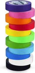 Craftzilla Colored Masking Tape, 11Rolls 275 Yards Total, for Arts & Craft