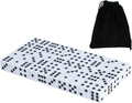 50 Pack 16MM White Dice - Six Sided Standard Opaque