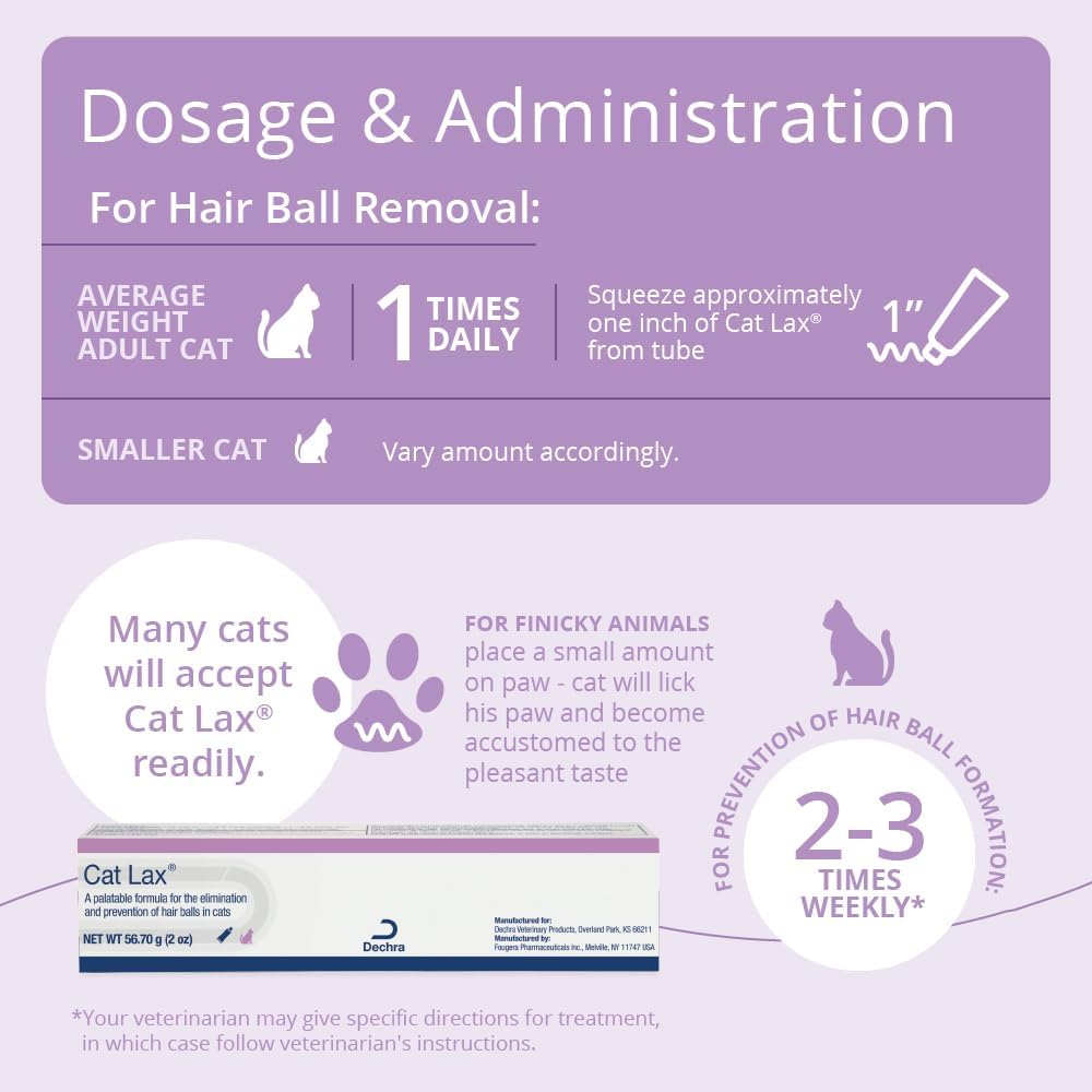 CatLax for Hairball Elimination and Prevention in Cats, 2 oz