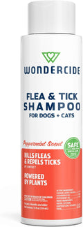 Wondercide - Flea & Tick Shampoo for Dogs and Cats - Peppermint - 12 Fl oz