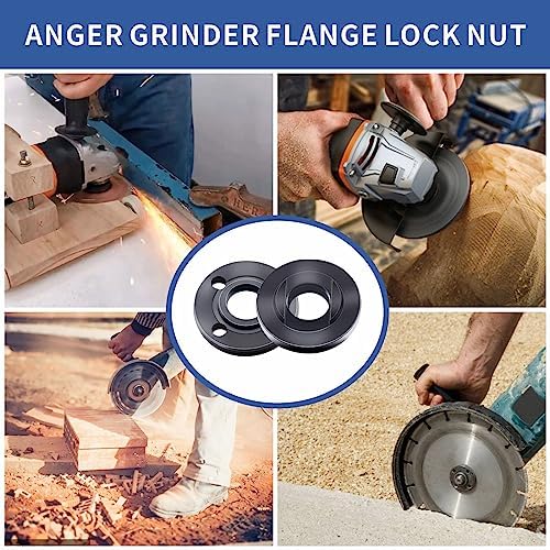 7PCS Angle Grinder Nut Wrench Kit 5/8-11 Flange Metal Lock Nut