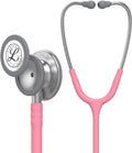 3M Littmann Classic III Monitoring Stethoscope, 5633, More Than 2X as Loud, Weighs Less, Stainless Steel Chestpiece, 27" Pearl Pink Tube