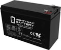 Mighty Max Battery Extended Range Drop in Replacement for 12v Razor Scooter ride on toy 7ah battery kit and harness