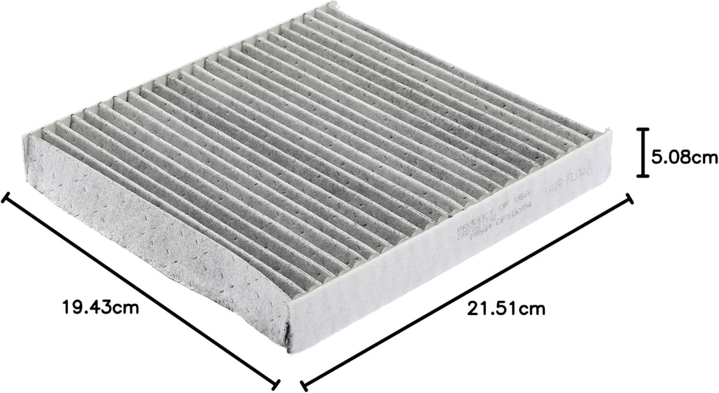 FRAM Fresh Breeze Cabin Air Filter Replacement for Car Passenger Compartment w/Arm and Hammer Baking Soda, Easy Install, CF10285 for Toyota Vehicles , white