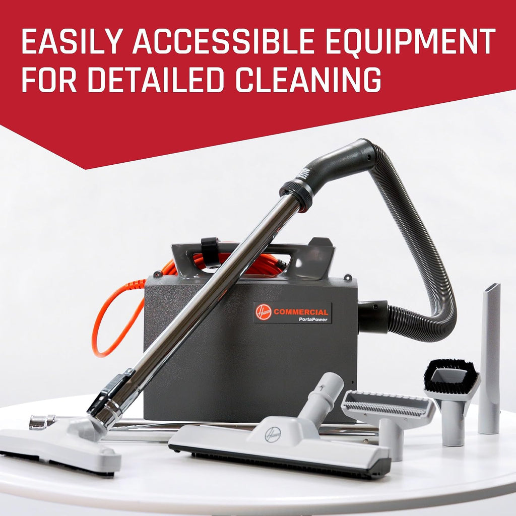 Hoover Commercial PortaPower Lightweight Canister Vacuum Cleaner