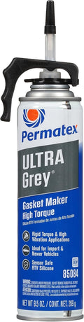 Permatex 82194 Ultra Grey Rigid High-Torque RTV Silicone Gasket Maker, 3.0 oz.
