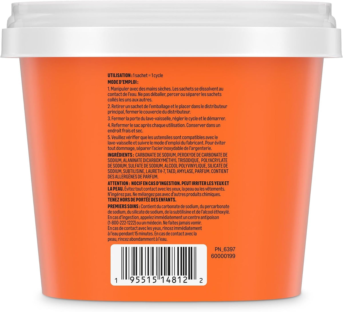 Amazon Basics Dishwasher Detergent Pacs, Fresh Scent, 78 Count
