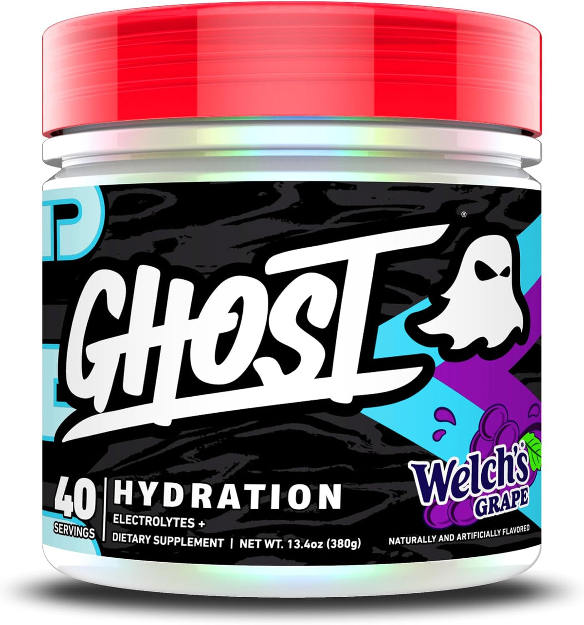GHOST Hydration Sticks, 24 Electrolyte Powder Packets, Sonic Cherry Limeade
