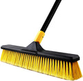 Yocada 18 Inch Push Broom Heavy-Duty Outdoor Commercial Broom Brush