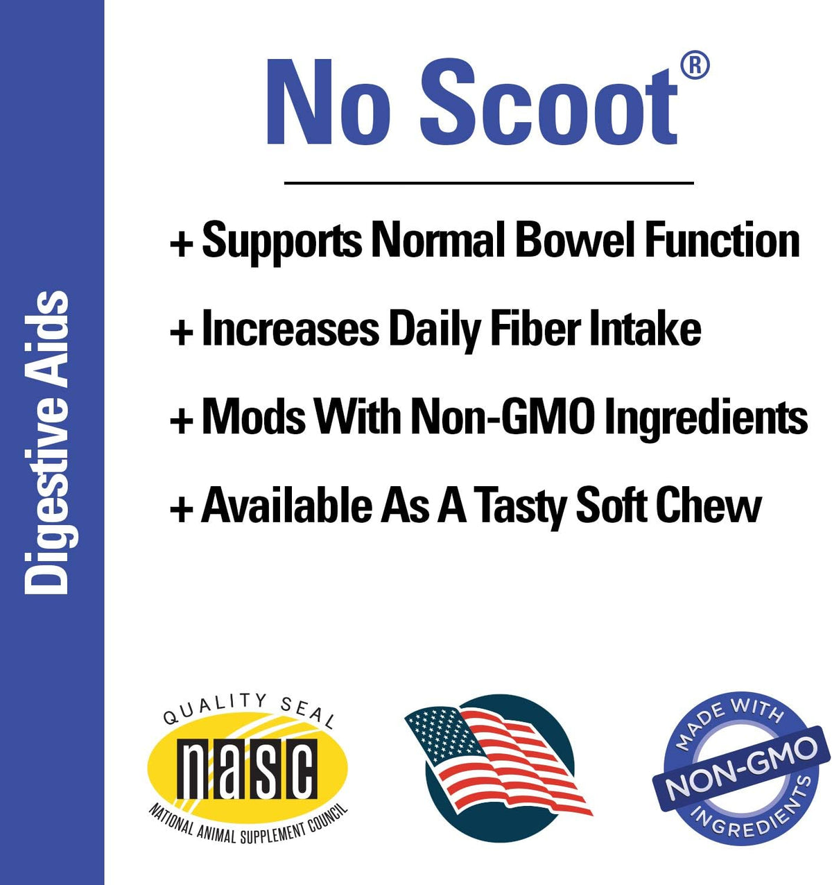 Vet Classics No Scoot for Dogs, Healthy Anal Support - 120 Soft Chews