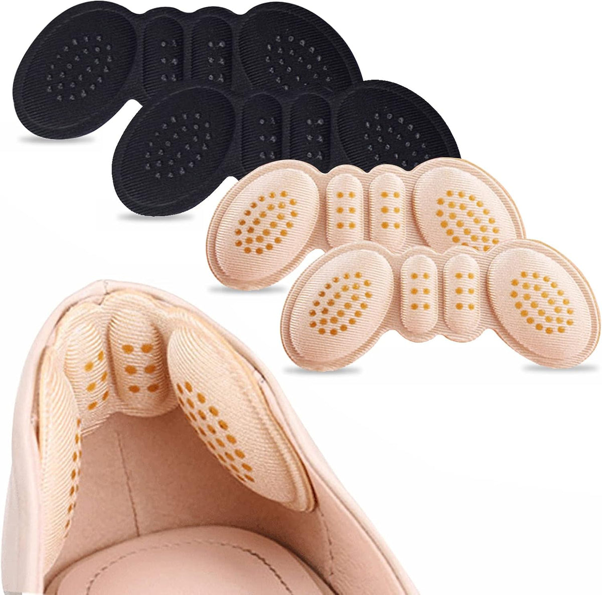 Heel Pads for Shoes that are Too Big, 4 Pairs