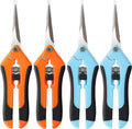 4 Pack Pruning Shears 6.5 Inch Stainless Steel Garden Scissors