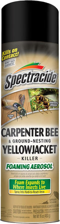 Spectracide Carpenter Bee & Gound-Nesting Yellowjacket Killer 16 Oz, 3 Pack