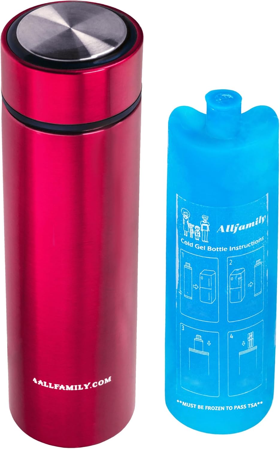 4ALLFAMILY Nomad Insulin Travel Case Cooler - TSA Approved - Blue