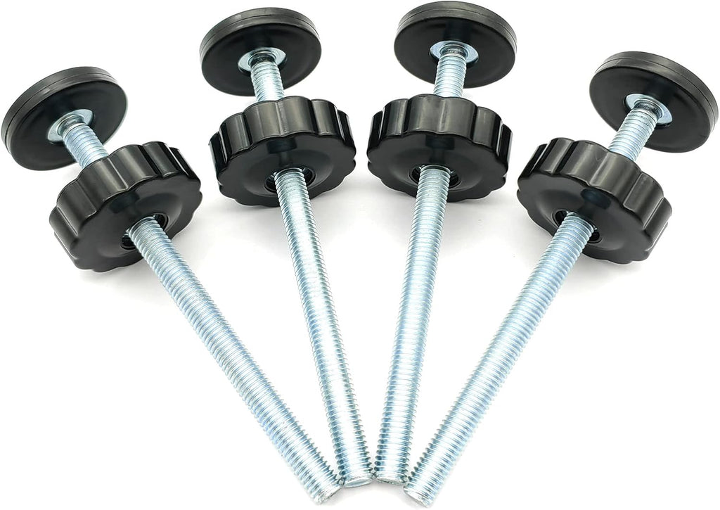 Vmaisi 4 Pack 8MM Baby Gates Threaded Spindle Rod, Replacement Parts Kits