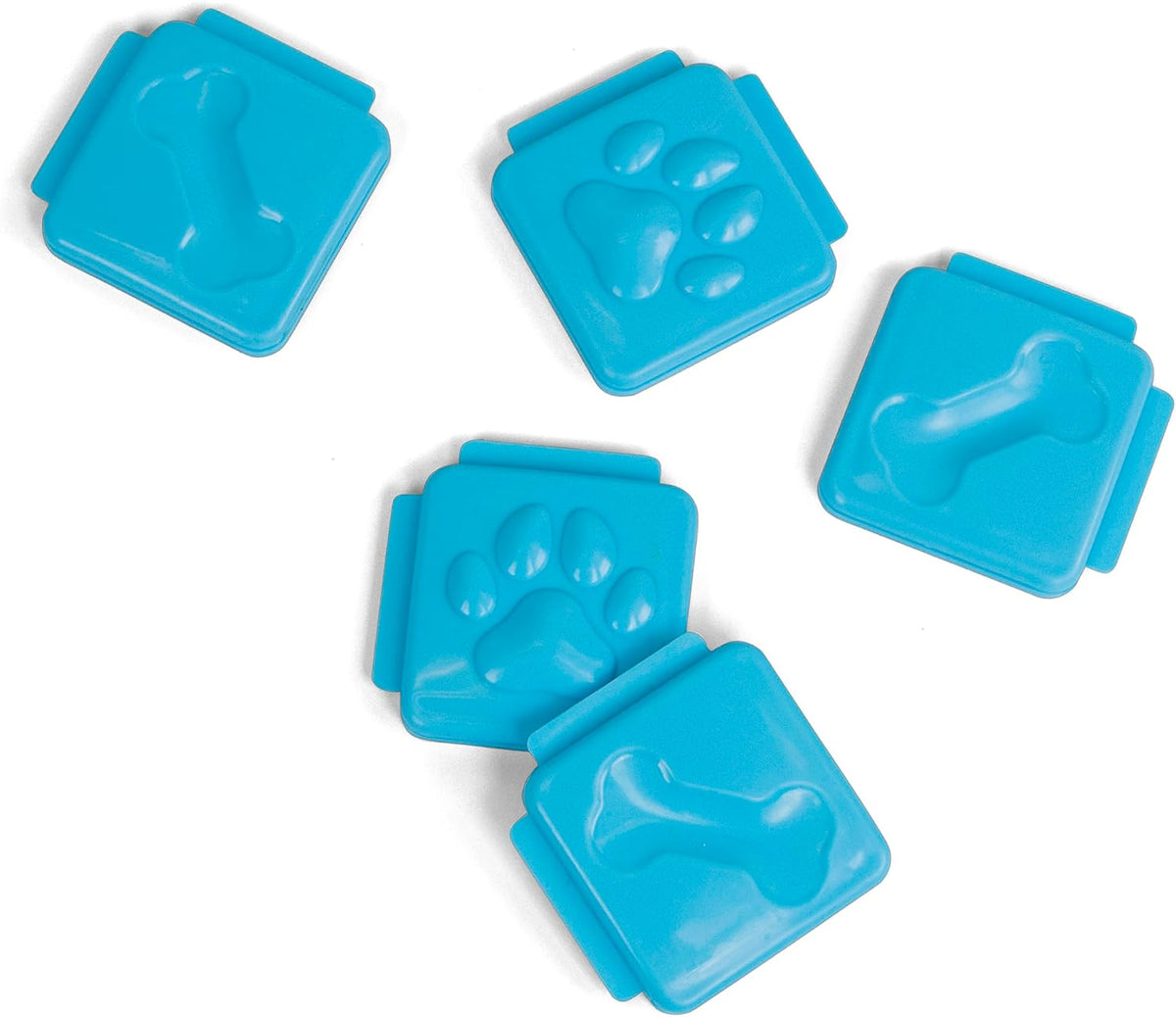 Outward Hound by Nina Ottosson Extra Tiles for Dog Puzzles - Challenge Slider & Multipuzzle, 5 Pack, Blue